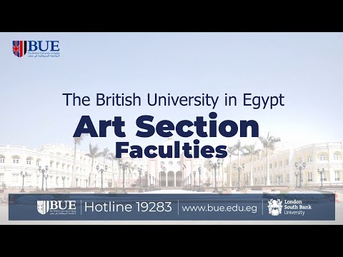 The British University In Egypt Art Section Faculties