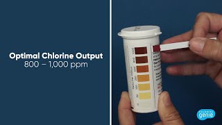 How to Test Chlorine Output of the Chlorine Genie