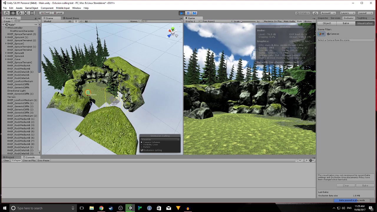 Occlusion Culling (Research and example) - YouTube