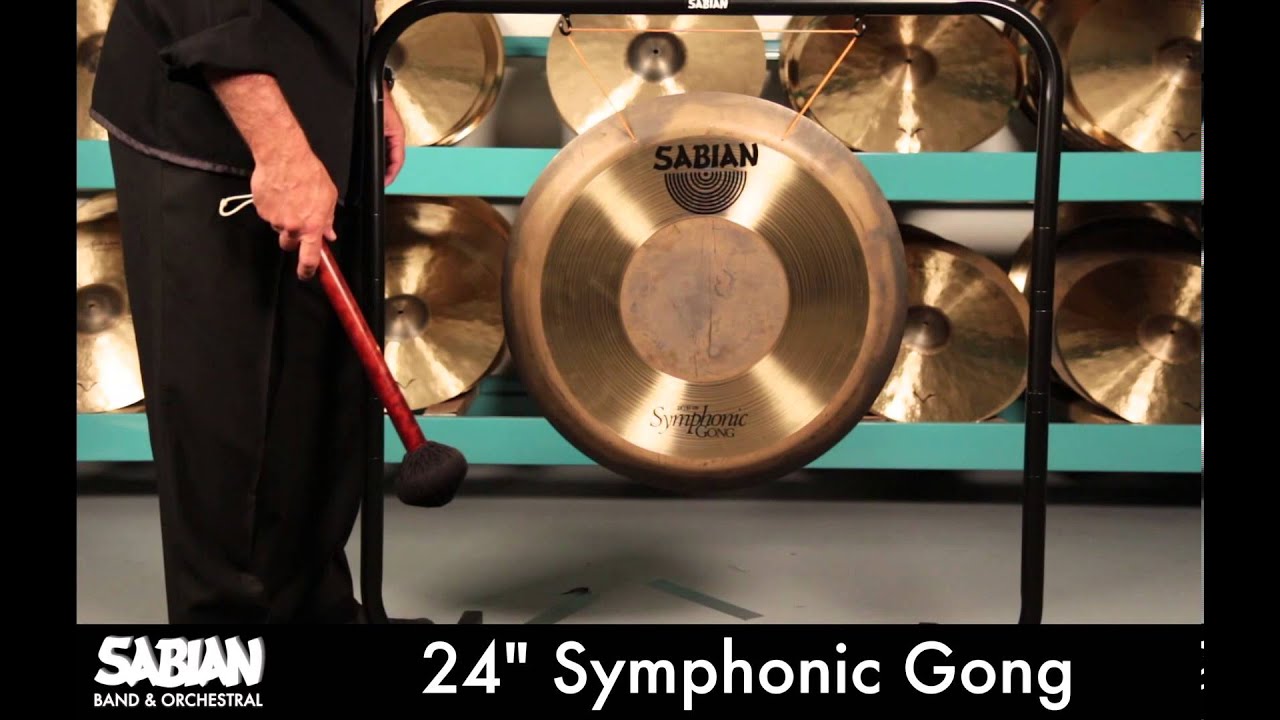 Sabian 24" Symphonic Gong YouTube