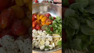 Обалденный летний гарнир #салатсмакаронами #recepies #nudelnsalad #рецепты #салат