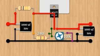LM317 voltage regulator