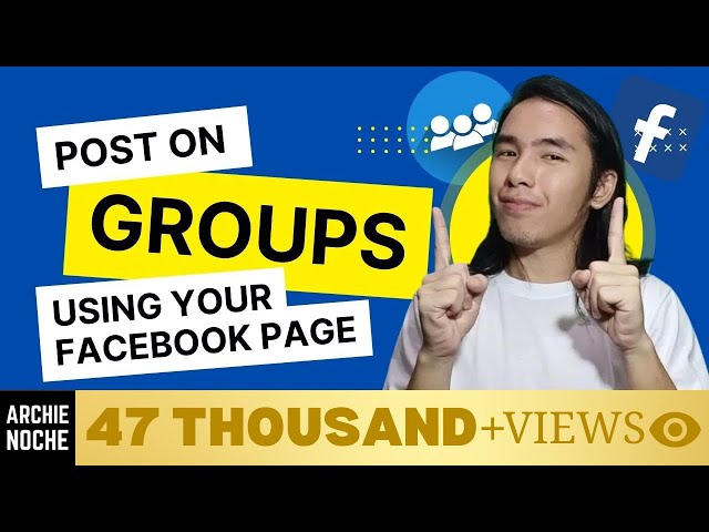 How to Post on Facebook Groups using your Facebook Page - Tutorial (FAST & EASY) class=