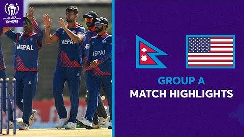 NEPAL VS USA MATCH HIGHLIGHTS /  CRICKET WORLD CUP QUALIFIER 2023 /  KASTUP EDITS /