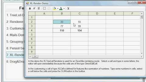 Winforms .NET Grid Excel Rendering