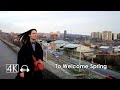 Walking Tour in Yerevan, Armenia. To Welcome Spring, March 25, 2022, 4K 60fps With Binaural Sound