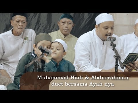 Asyik Bersholawat Hadi Dan Ayahnya Youtube