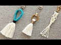 DIY como hacer LLAVEROS en MACRAMÉ | DIY Macrame Keychains