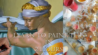 Paint Skin with Egg Tempera - Michelangelo Painting Technique
