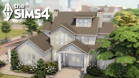 Modern BASE GAME Only House | The Sims 4 🏡