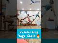 OUTSTANDING ACROBATIC YOGA BY INDIAN COUPLE🔥||#yoga #shorts #sanak #trending