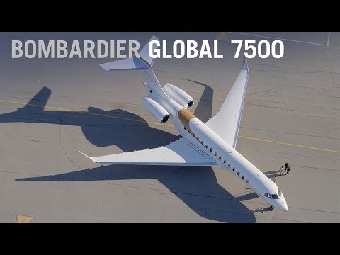 İŞTE BOMBARDIER GLOBAL 7000 1 Haberler Bombardier’s New Global 7000 (Now 7500) Business Jet Debuts at NBAA 2017 – AINtv