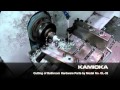Cutting of bathroom hardware parts by kamioka ol32