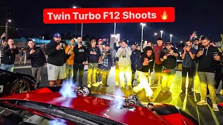 2.5 YEARS IN THE MAKING! DDE TWIN TURBO FERRARI F12 HITS THE STREETS …