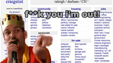 i quit my craigslist gig and walked 3 miles home