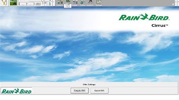 Rainbird Cirrus Software How To Input Data