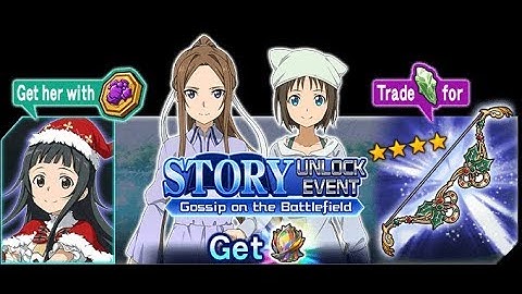 Sword Art Online Memory Defrag - Gossip on the Battlefield Event Full Story
