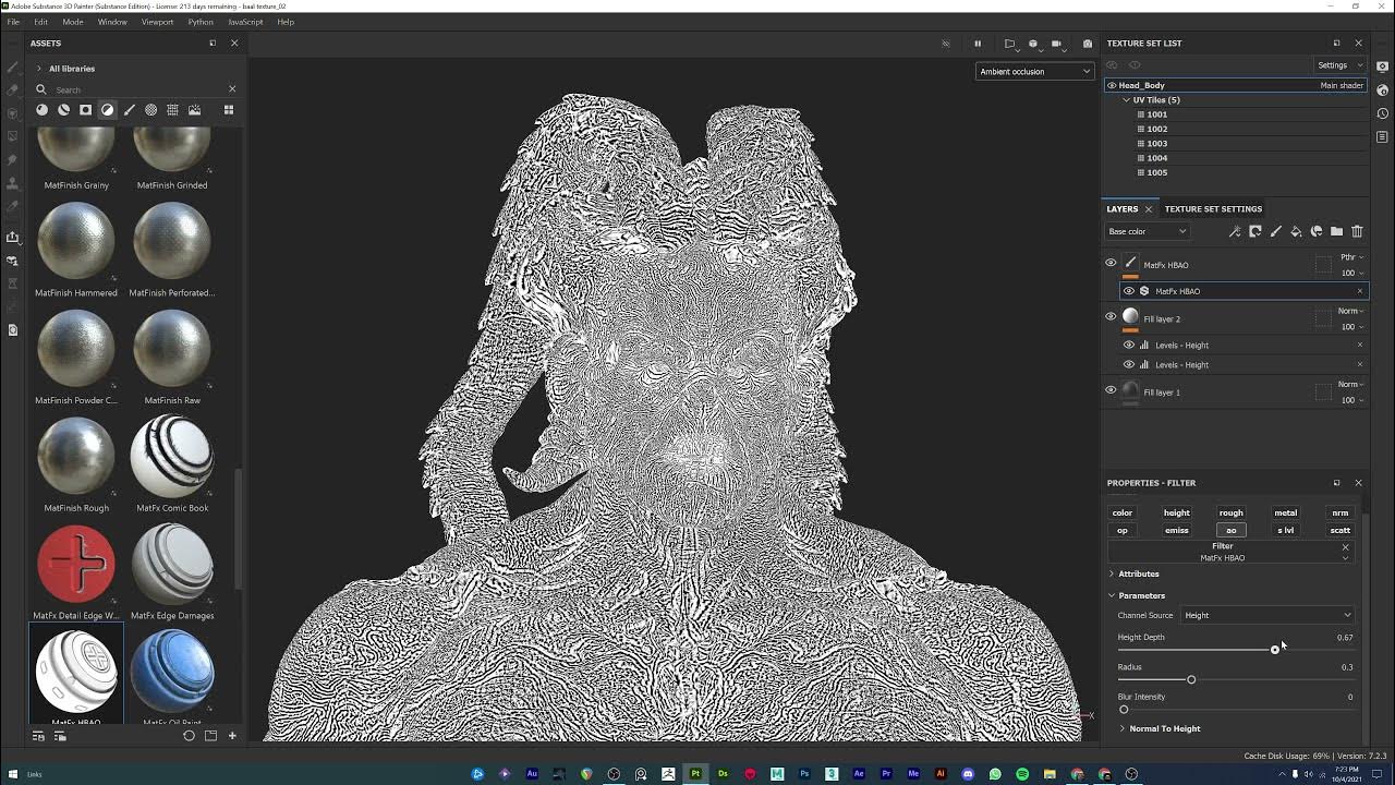 create cavity map zbrush