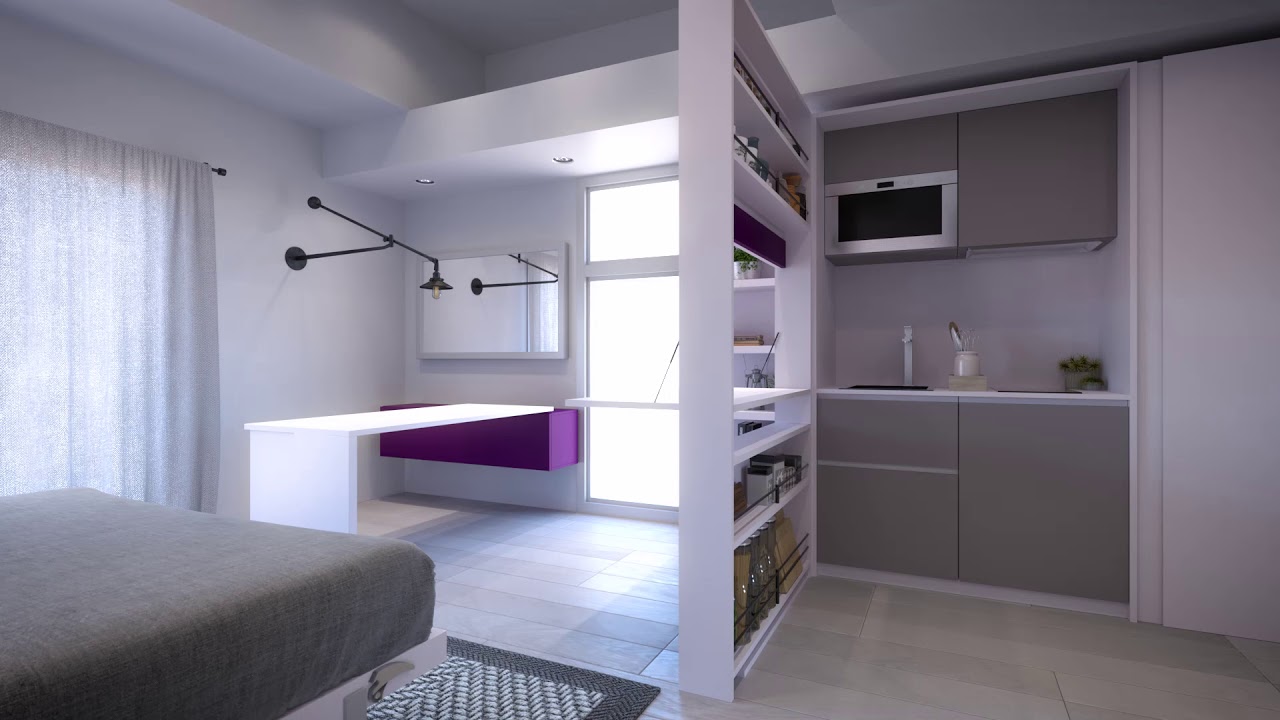 A tiny house from the National Building Museum's new "Making Room