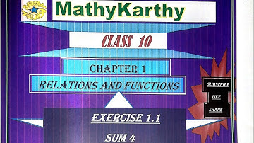 10th maths chapter 1in tamil#relations and functions #exercise1.1 #sum4#TNnew#cartesian product sums