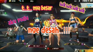 3 IN 1_ DESAHAN 3 CEWK INI_BIKIN GAGAL FOKUS_ WKWKWKW/ free fire indonesia