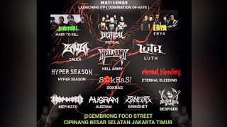 DESPISED Live Launching EP MATI LEMAS ( Domination Of Hate ) @pasargembong899