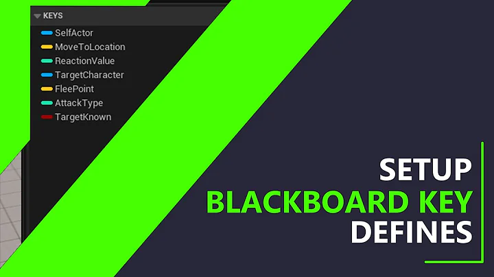 UE5 C++ Survival Game EP 78 - Setting up  Blackboard Key Defines