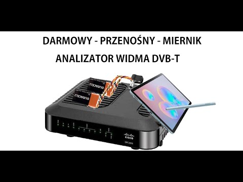 Darmowy i przenośny miernik  analizator widma DVB-T zrobiony z modemu CISCO