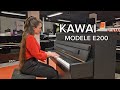 Piano droit kawai modle e 200  brahms intermezzi op 117 no3