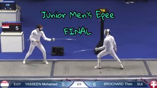 [GOLD] Mohamed Yasseen 🇪🇬 v Theo Brochard🇨🇭| Junior & Cadet Fencing World Championship 2023