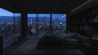 The Melody Of Nightfall: The Soothing Rhythm Of The Rain Puts The City To Sleep