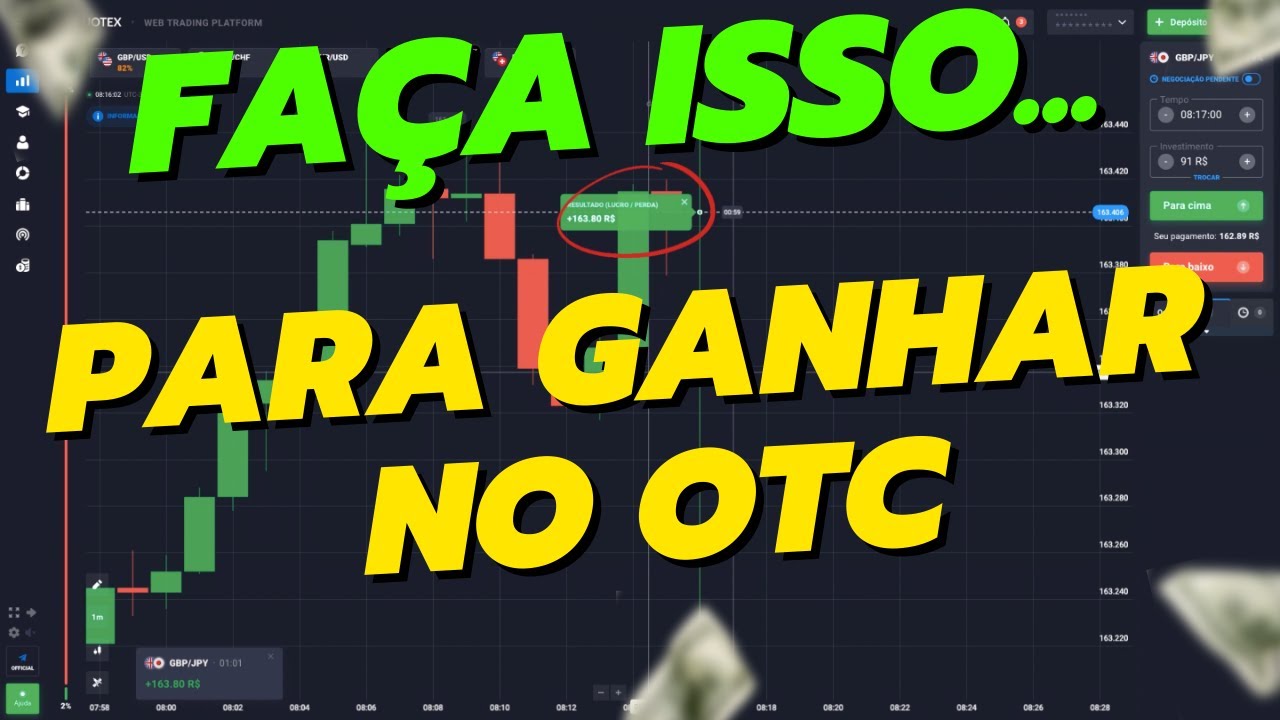 OTC- MELHOR FORMA PARA GANHAR DINHEIRO NO OTC NA IQ OPTION E QUOTEX ...
