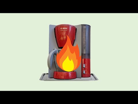 Пожар от кофеварки, моделирование и расследование