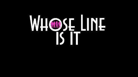 Whose Line Is It Anyway? Title Sequence Animation