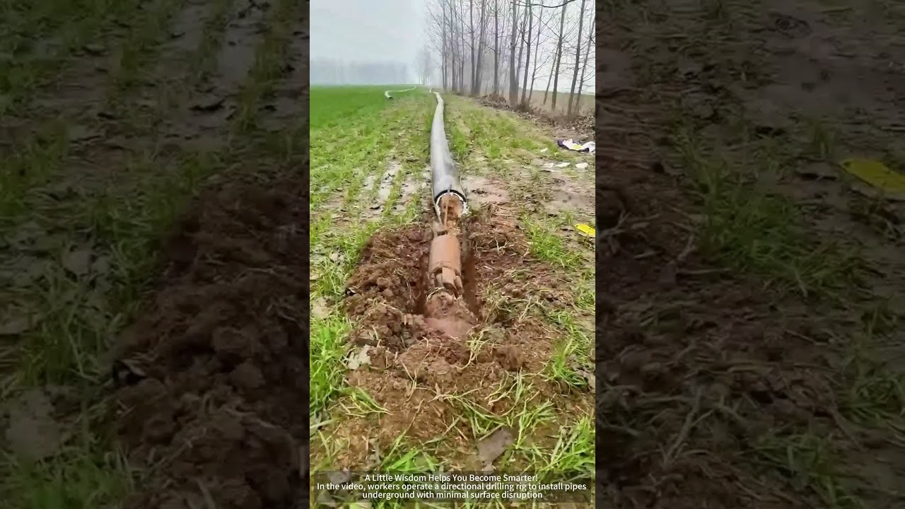 Horizontal directional drilling and trenchless construction embedded pipelines