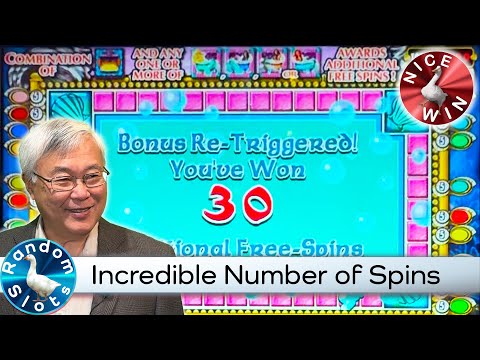 Mystical Mermaid Slot Machine Incredible Number of Free Spins in the Bonus