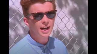 rickroll but getting faster and slower