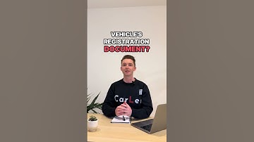 What information is found on a vehicle registration document?