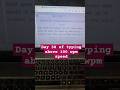 Day 38 of typing above 100 wpm speed