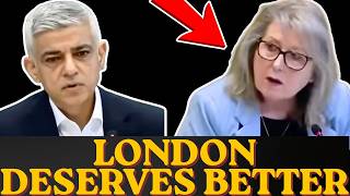 Susan Hall HUMILIATES Sadiq Khan in Explosive London Assembly Clash