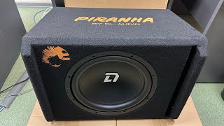 Активный сабвуфер DL Audio Piranha 12a black в BMW X5 e53