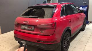 Закрытие крышки багажника с ключа Audi Q3