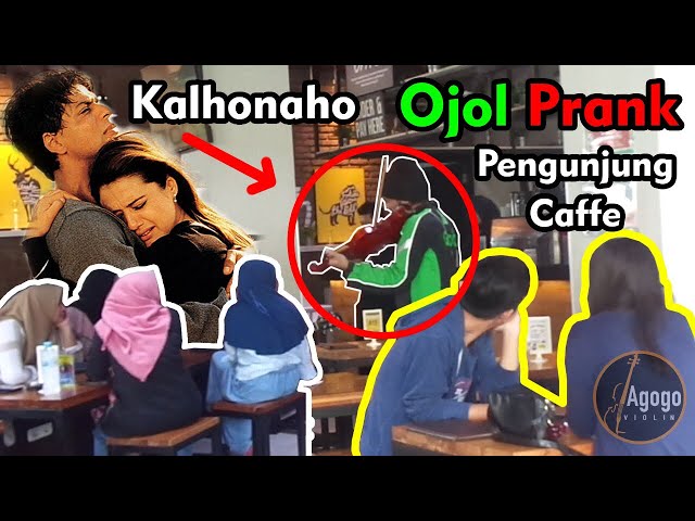 Keren banget, Ojol mainkan lagu kal ho na ho, semua pengunjung kafe jadi Baper. class=