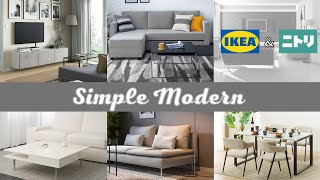 【超人気スタイル】IKEA×ニトリだけで作る『シンプルモダン』インテリアコーディネート