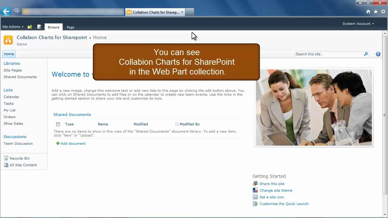 Collabion Charts For Sharepoint Tutorial