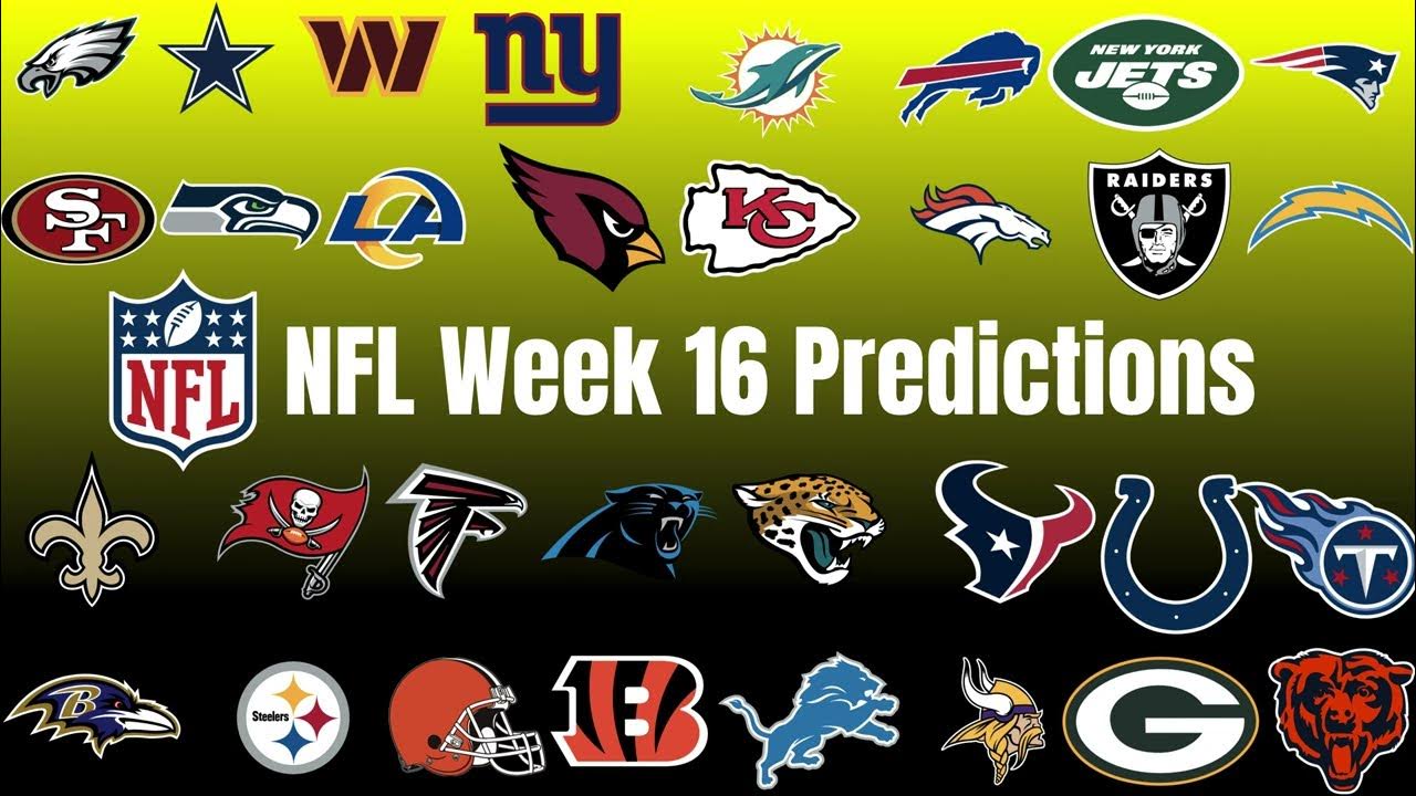 My Week 16 NFL Predictions YouTube