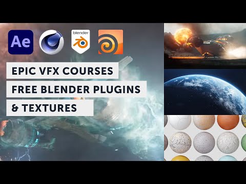 Free VFX Course,  AI Depth Passes, and Free PBR Textures