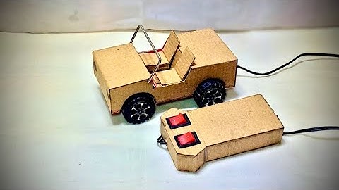 How to make a remote control without dc motor RC car jeep 