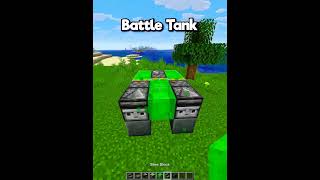 Tank IN Minecraft  #minecraft #minecraftshorts