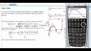 Precalc Volume Problem